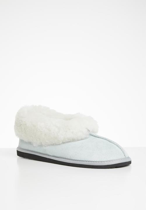 Karu - Cosy suede wool inner slipper - grey