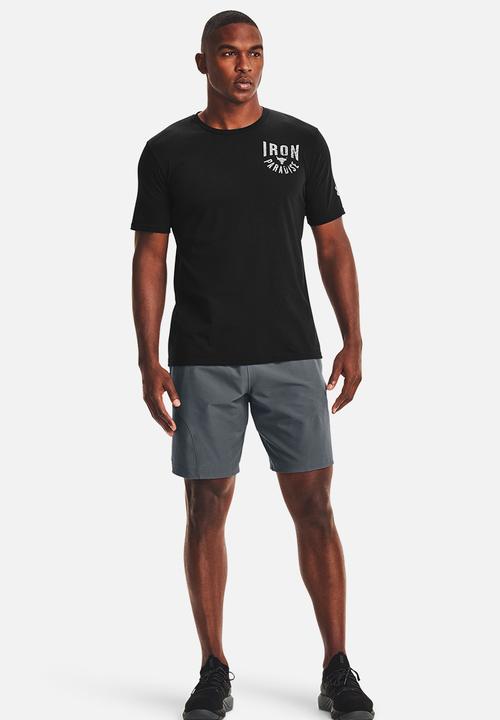 Under Armour - Ua project rock iron paradise short sleeve - black