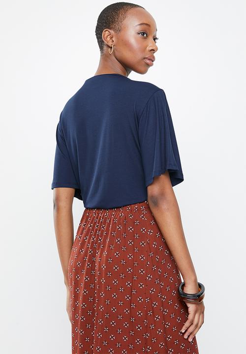 edit - Batwing loose fit tee - navy