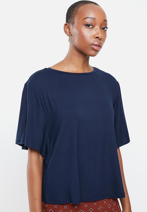 edit - Batwing loose fit tee - navy