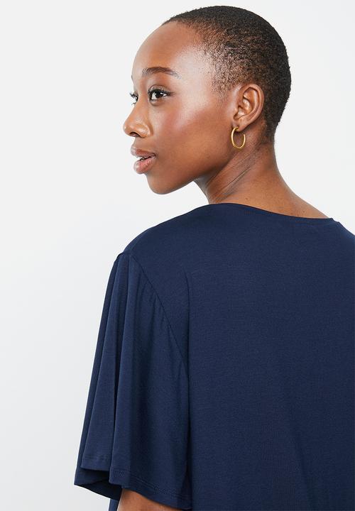 edit - Batwing loose fit tee - navy
