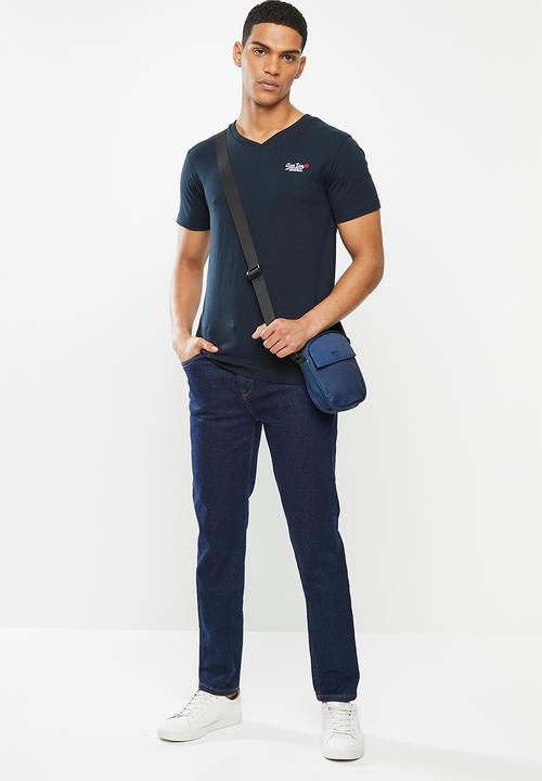 Aca Joe - Aca joe v-neck T-shirt - navy