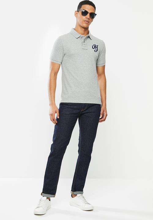Aca Joe - Aca joe big AJ logo golfer - grey 