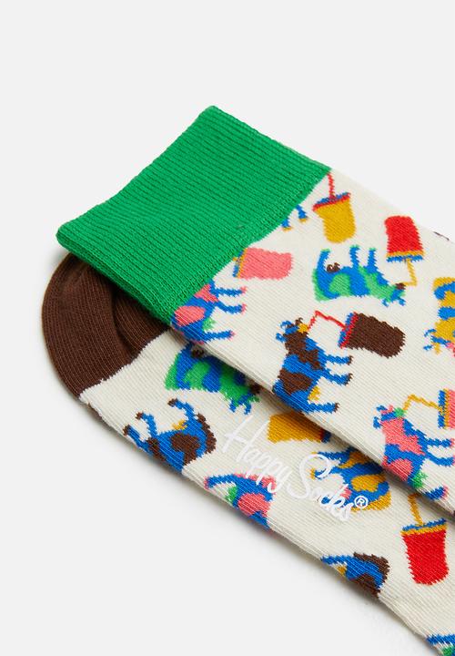 Happy Socks - Milkshake cow sock - multi