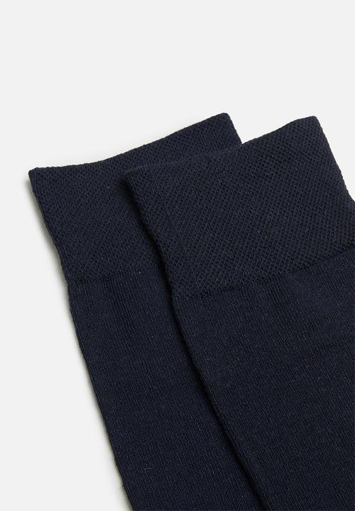 Superbalist - Plain 2 pack socks - navy