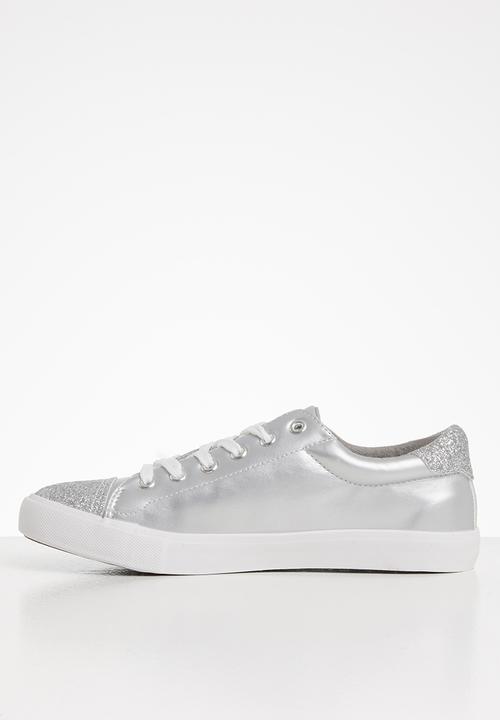 Miss Black - Baker 10 sneaker - silver
