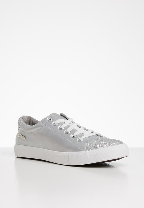 Miss Black - Baker 10 sneaker - silver