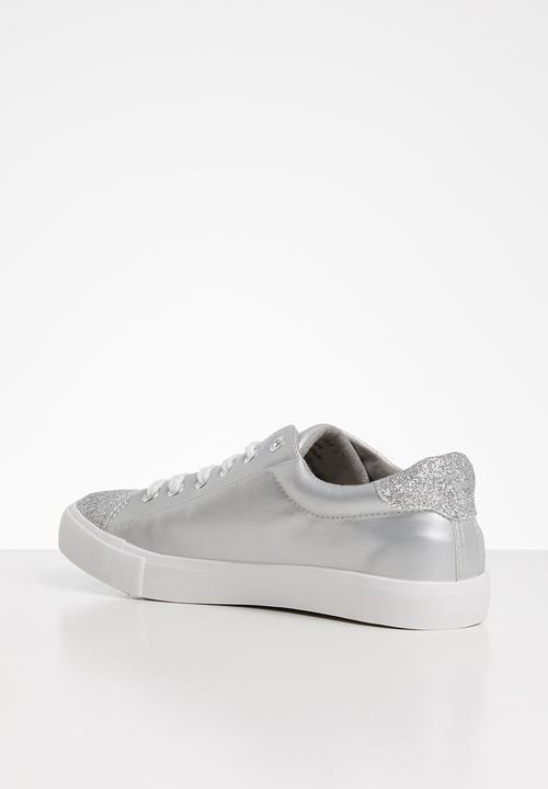 Miss Black - Baker 10 sneaker - silver