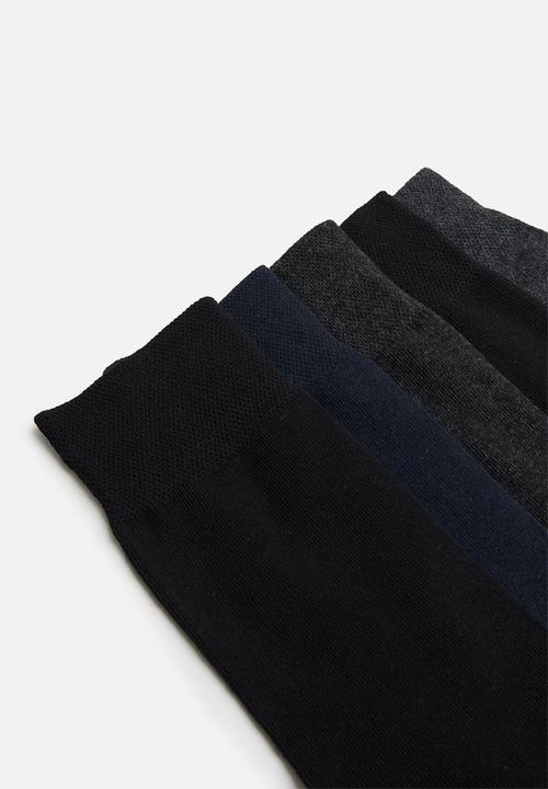 Superbalist - Plain 5 pack socks - multi 