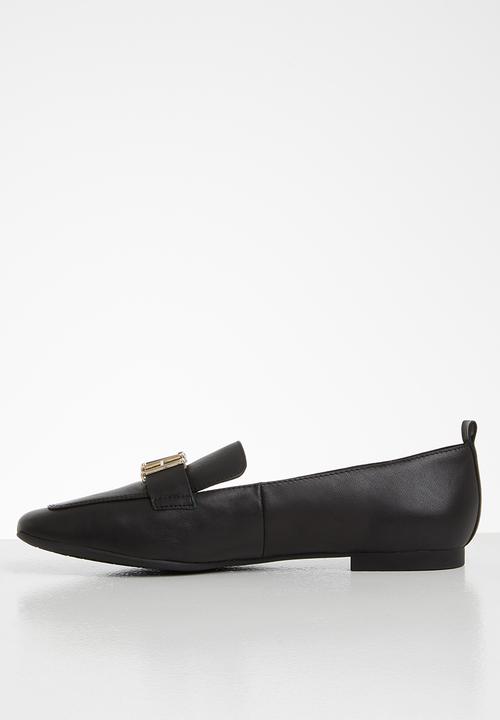 Tommy Hilfiger - Polished tommy loafer - black