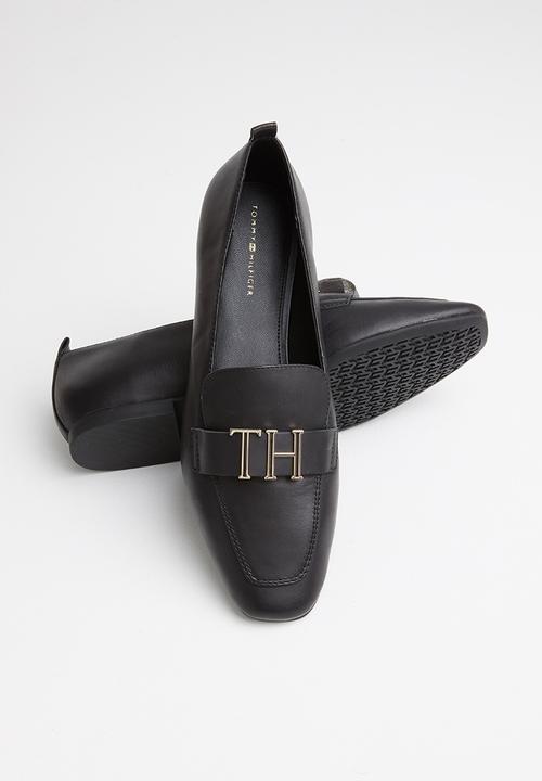 Tommy Hilfiger - Polished tommy loafer - black
