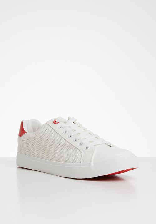 Aca Joe - Casual sneaker - white & red