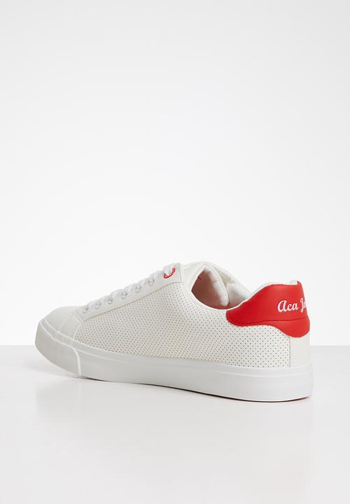 Aca Joe - Casual sneaker - white & red