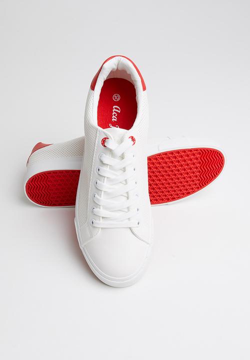 Aca Joe - Casual sneaker - white & red
