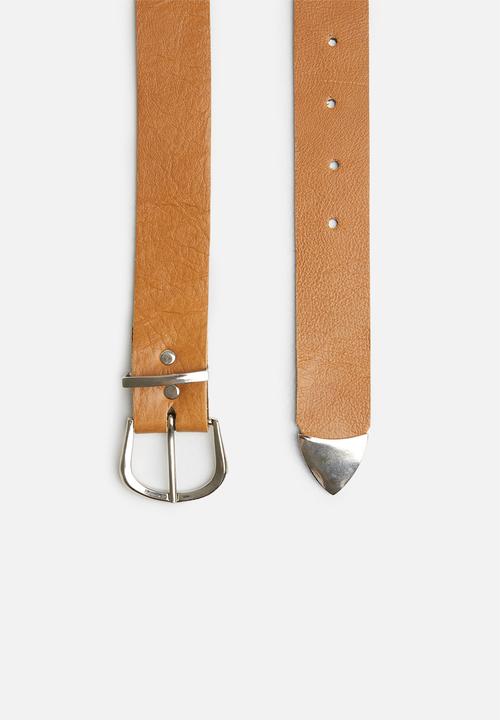 Superbalist - Lila leather belt - tan