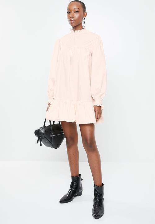 Glamorous - Pie crust tier dress - pink
