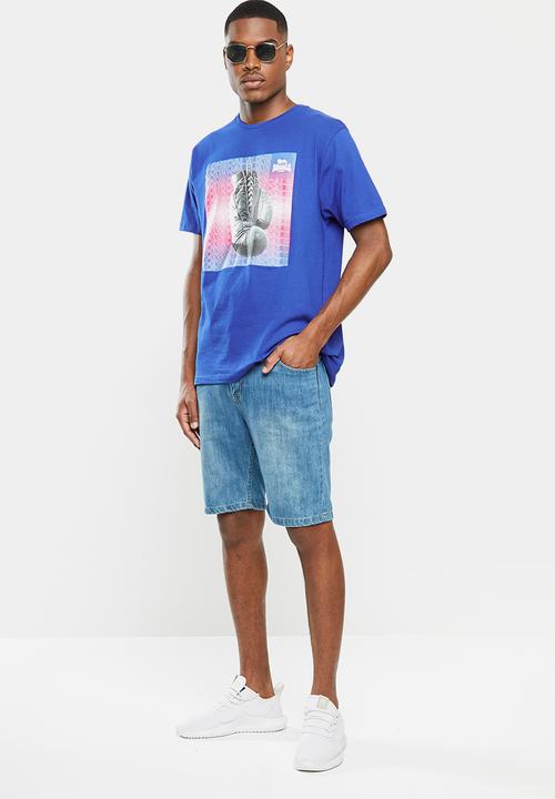 Lonsdale - The glove crew neck tee - blue 