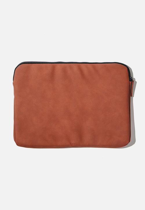 Typo - Core laptop cover 13 inch - russet