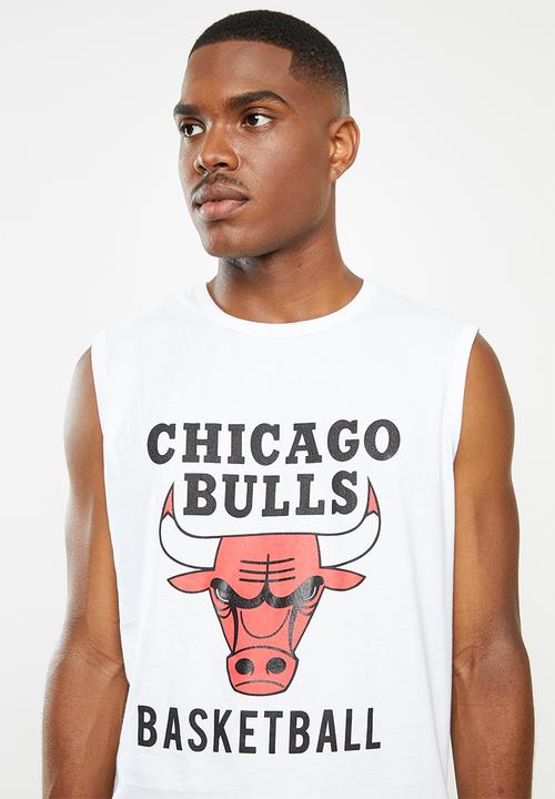 NBA - Icon bulls  sleeveless T-shirts - white