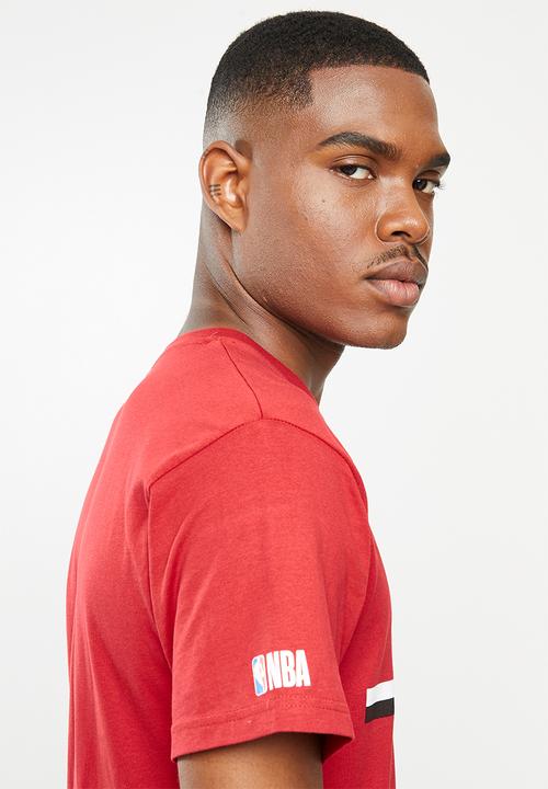 NBA - Bulls b/ball straight hem printed T-shirt - red