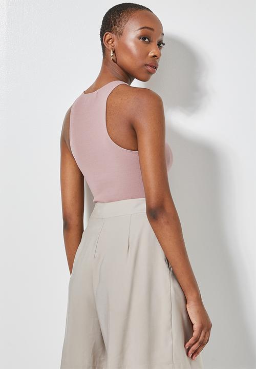 Superbalist - Crepe cutaway top - lilac