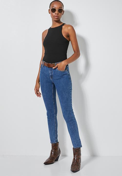 Superbalist - Crepe cutaway top - black