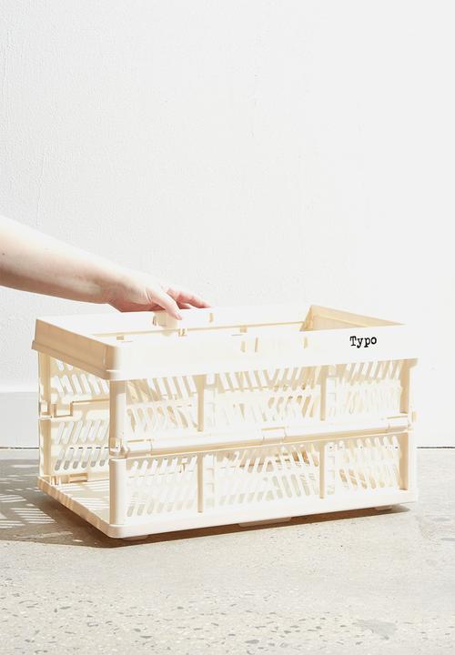 Typo - Large foldable storage - ecru