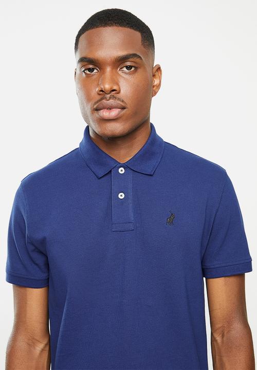 POLO - Stretch pique golfer - dark blue