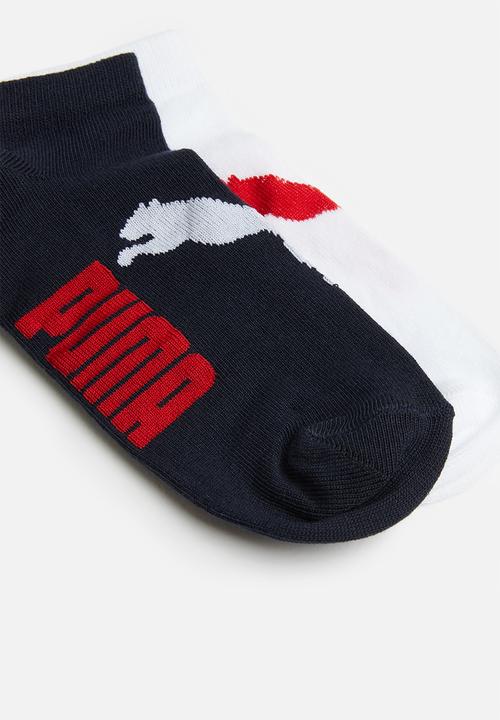 PUMA - Boys secret sock - white/ red/ navy 