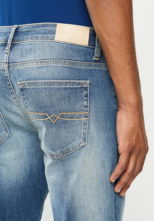 POLO - Pjc lisbon straight leg eco denim - blue