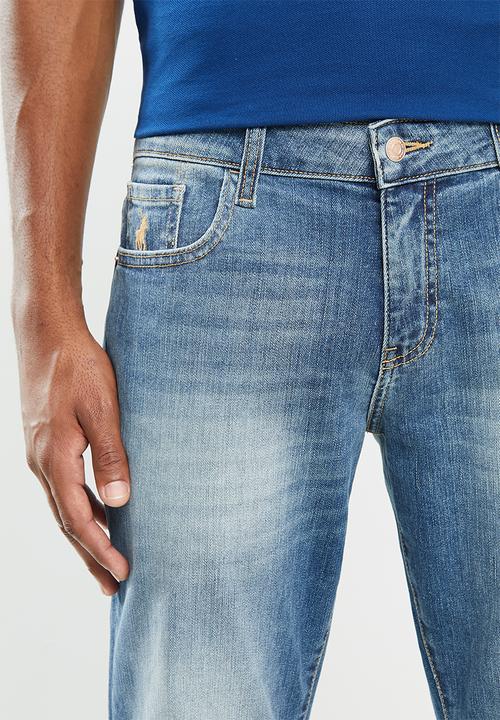POLO - Pjc lisbon straight leg eco denim - blue