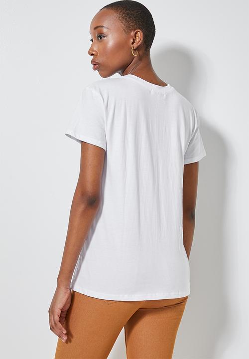 Superbalist - Printed tee - white 