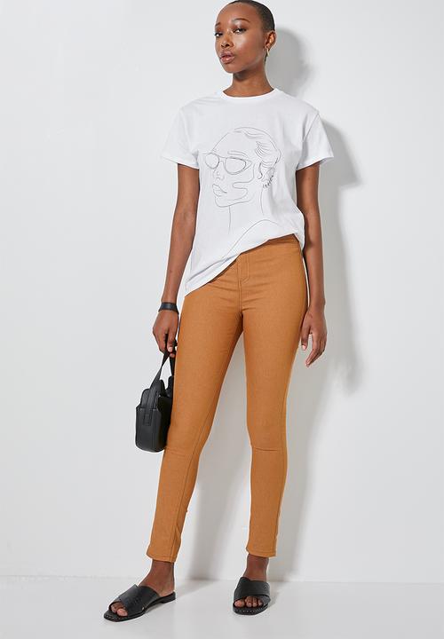 Superbalist - Printed tee - white 
