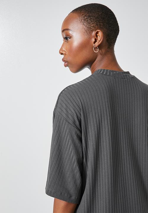 Superbalist - Rib tee - steel grey