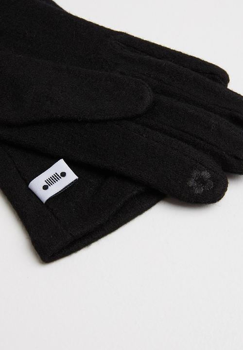 JEEP - Light weight touch glove - black 