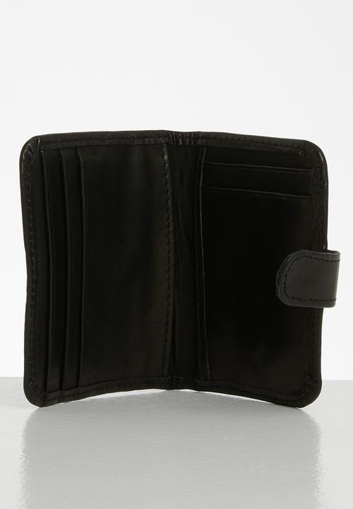 Superbalist - Leather bifold wallet - black