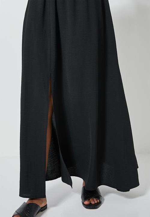 Superbalist - Maxi slit skirt - black
