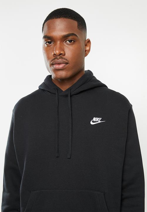 Nike - M nsw club hoodie po bb - black