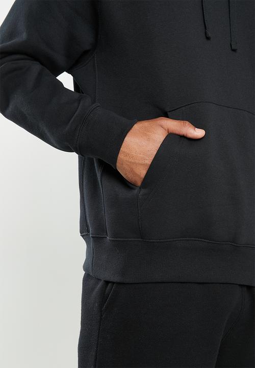 Nike - M nsw club hoodie po bb - black