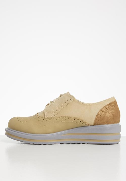 Seduction - Patched brogue - taupe