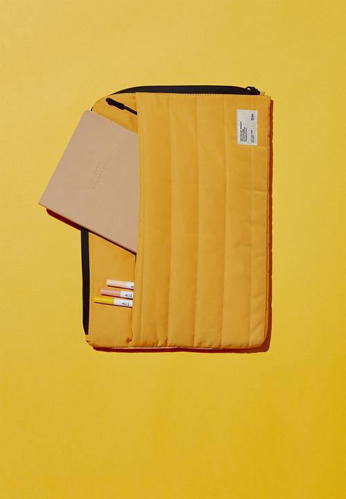 Typo - Utility 13 inch laptop case rn-mustard and khaki