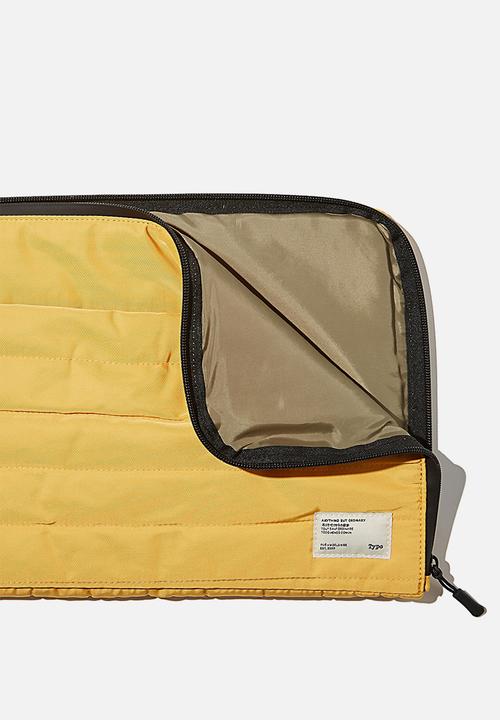 Typo - Utility 13 inch laptop case rn-mustard and khaki
