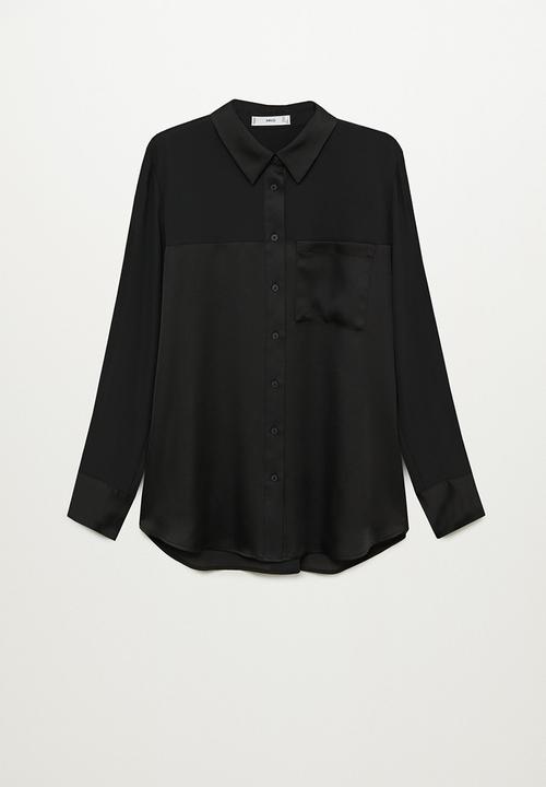 MANGO - Shirt bima - black