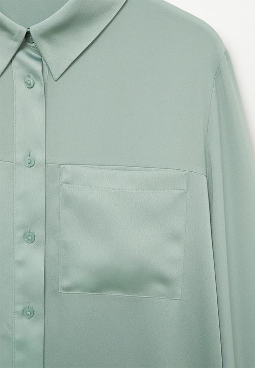 MANGO - Shirt bima - green