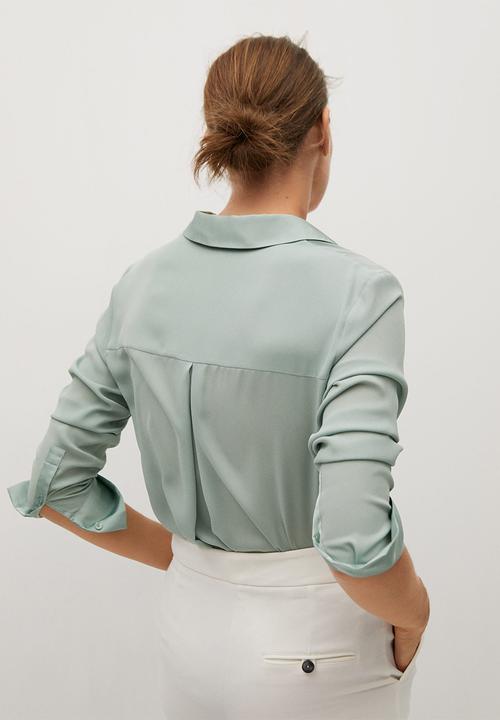 MANGO - Shirt bima - green
