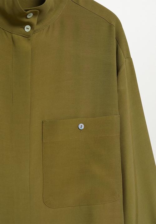 MANGO - Shirt lovita - khaki