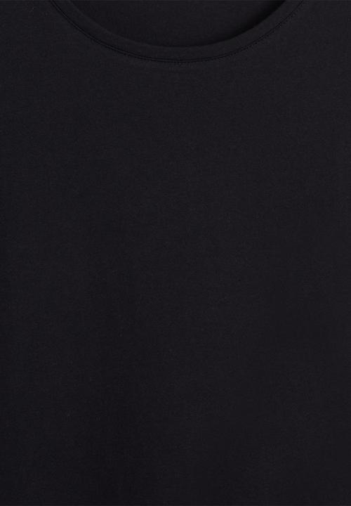 MANGO - T-shirt chalaca - black