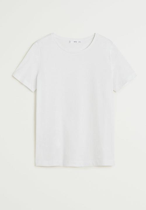 MANGO - T-shirt chalaca - white