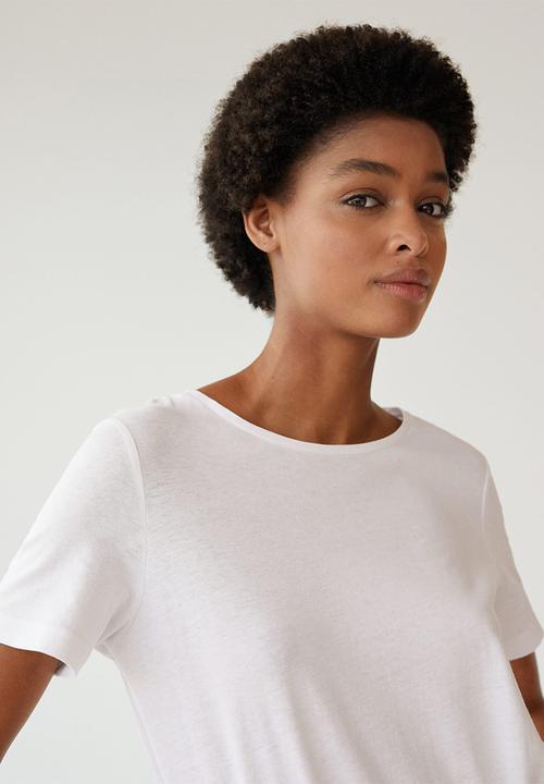 MANGO - T-shirt chalaca - white