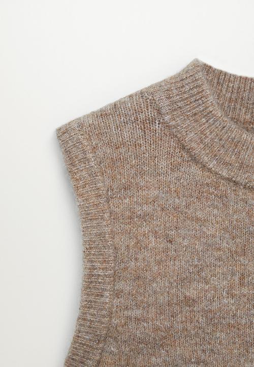 MANGO - Top tommy - medium brown